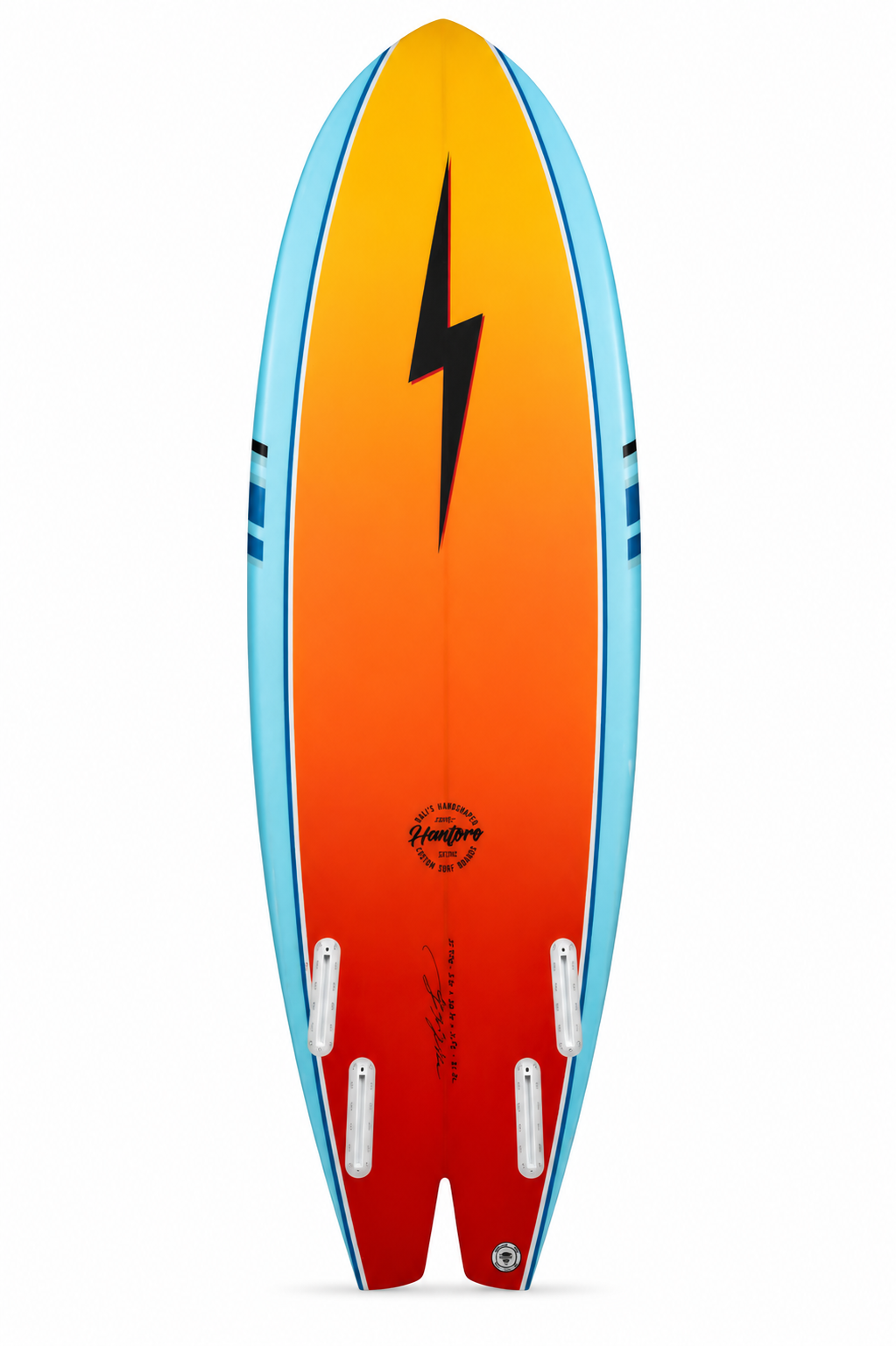 Orange Lightning Bolt