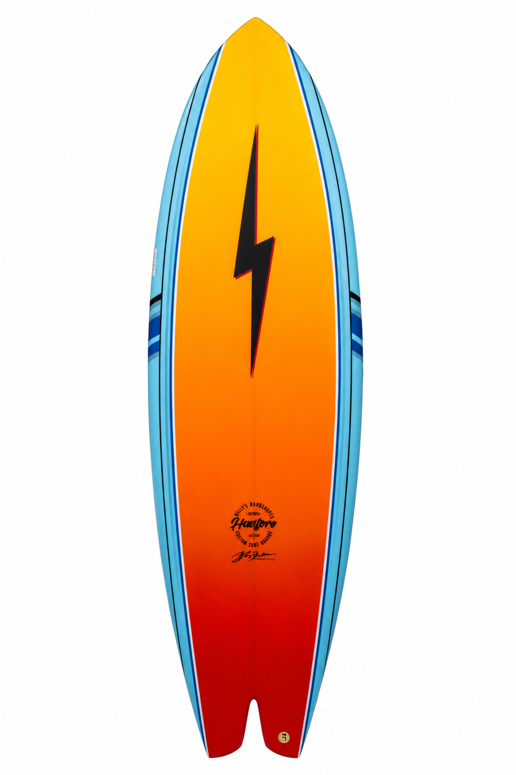 Orange Lightning Bolt
