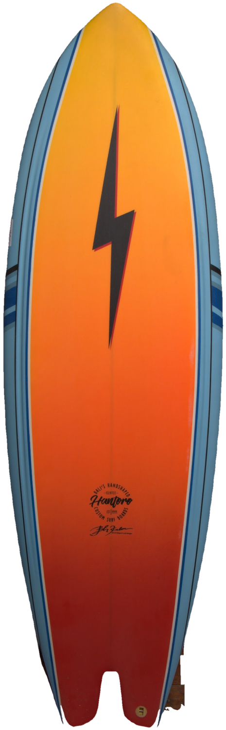 Orange Lightning Bolt